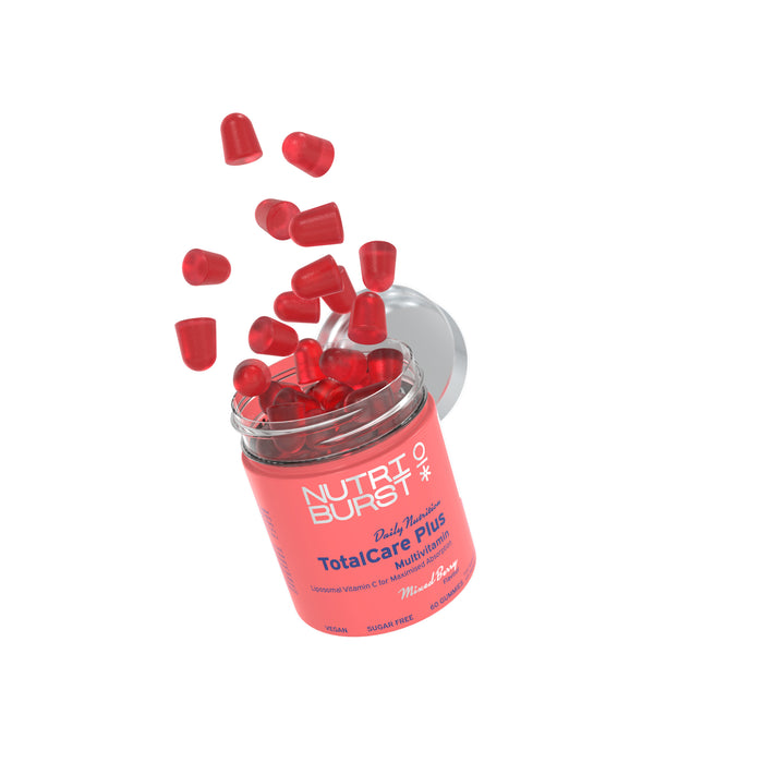 Nutri Burst Totalcare Plus Multivitamin - Mixed Berry Flavor (60 Gummies)