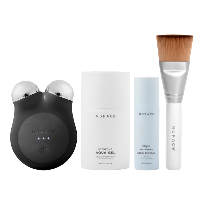 NuFACE Mini+ Midnight Black Starter Kit