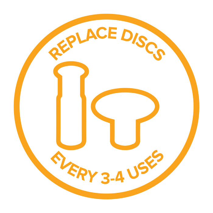 PMD Blue Discs  (4 Small & 2 Large)