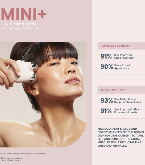 NuFACE Mini+ Sandy Rose Starter Kit